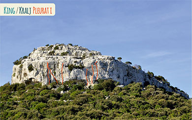 Climbing sites in Viganj and Orebić