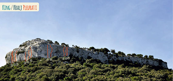 Climbing sites in Viganj and Orebić